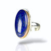 Lapis Lazuli 14K Gold Fill and Sterling Ring