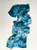 Sun Dyed Silk Scarf Turquoise 2