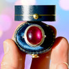 Afghan Ruby 14K Gold Fill and Sterling Ring