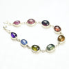 Linked Multicolored Tourmaline Bracelet