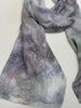Sun Dyed Silk Scarf Antique Silver 4