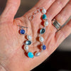 Blue Multi Gemstone and Freshwater Pearl Bracelet