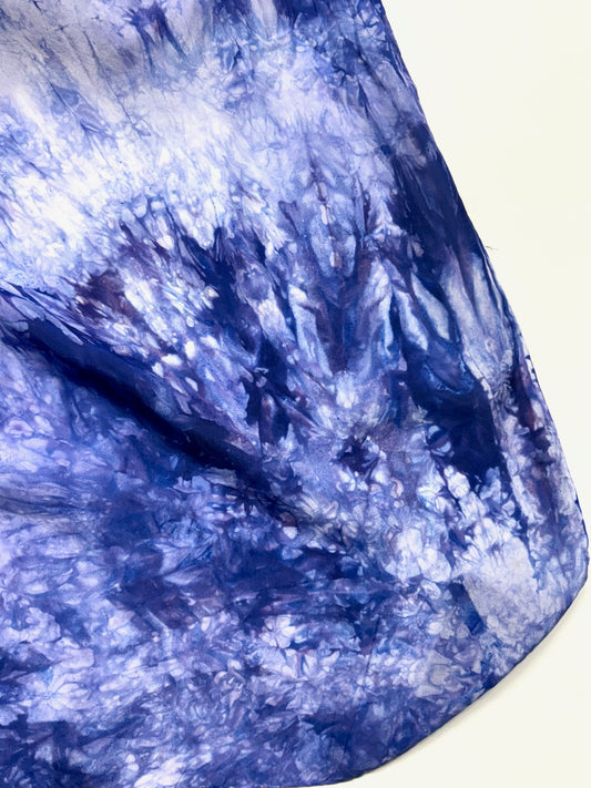 Sun Dyed Silk Scarf Purple 1