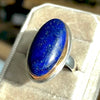 Lapis Lazuli 14K Gold Fill and Sterling Ring