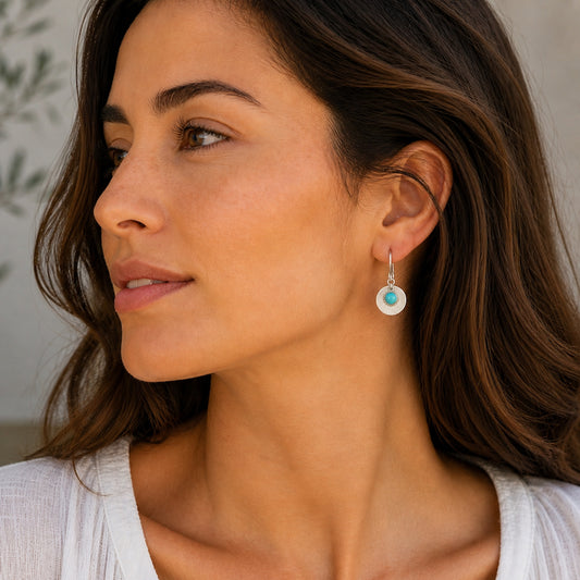 #551 Turquoise Dangles