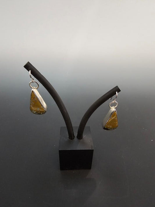 Deep Green Turquoise  Earrings