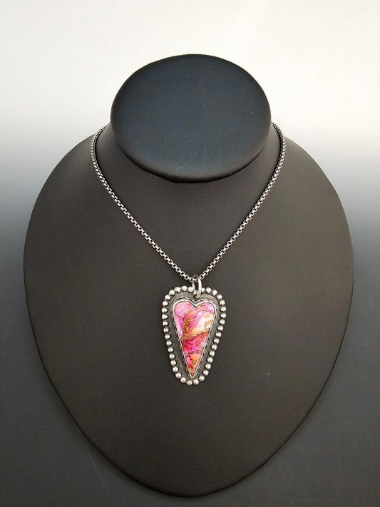 Kingman Orange Starburst Pendant