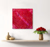 Red Lines on a Cloud (12x12)