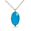 Kingman Turquoise Pendant Necklace