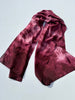Sun dyed Silk Scarf Sugar Plum