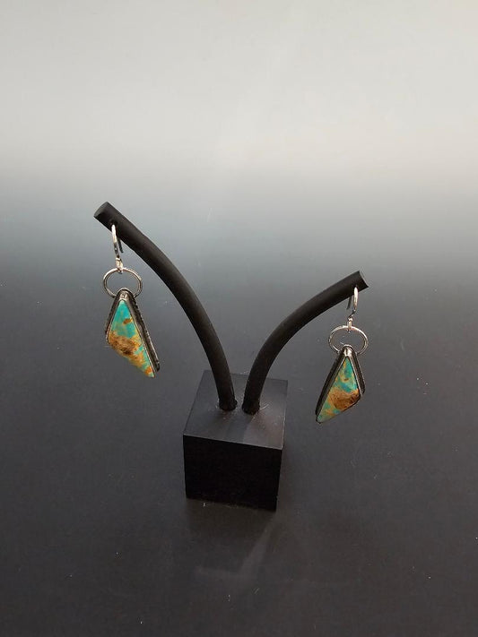 Sonoran Triangle Turquoise Earrings