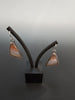 Orange Banded Agate  Earrings