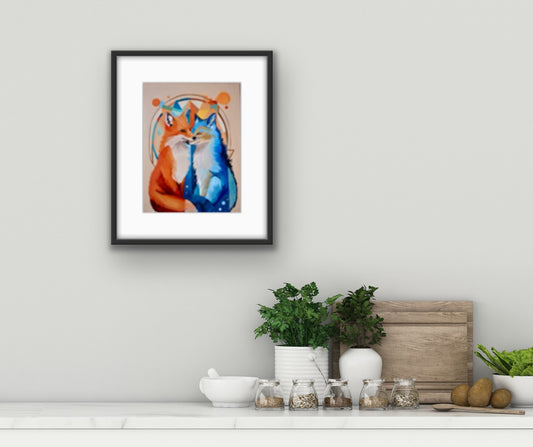 Mirrored Spirits Print
