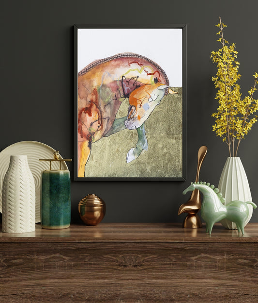 A Step in the Right Direction Signed Print