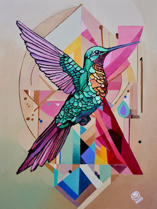 Echoed in Flight Print