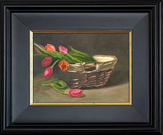 Basket of Tulips