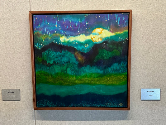 Wishing (Embellished Silk Print)