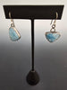 Asymmertical Larimar Earrings