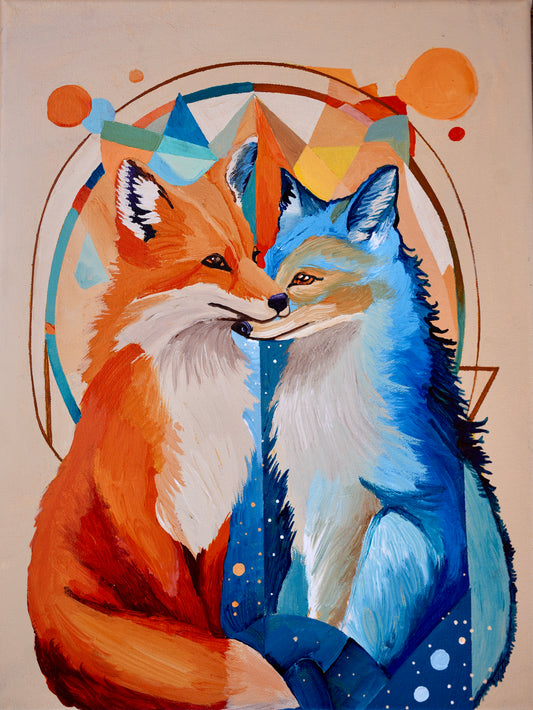 Mirrored Spirits Print