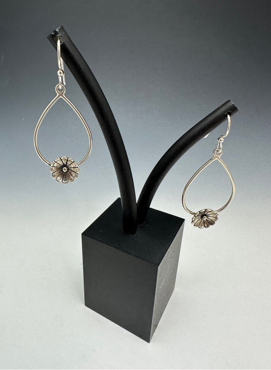 Teardrop Flower Earrings