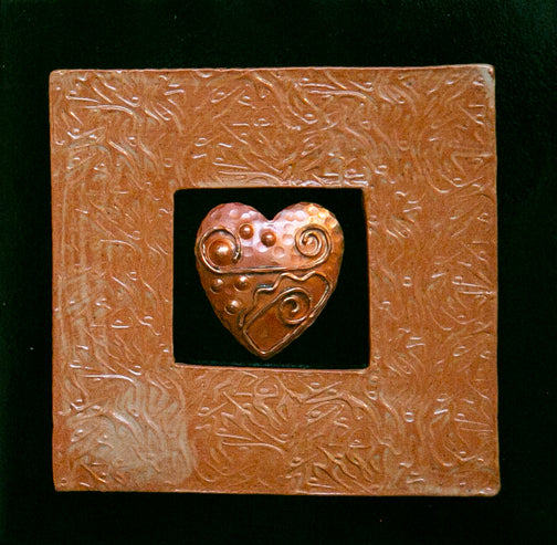 Fancy Copper Heart