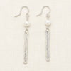 #457 Hammered Sterling w/White Pearl