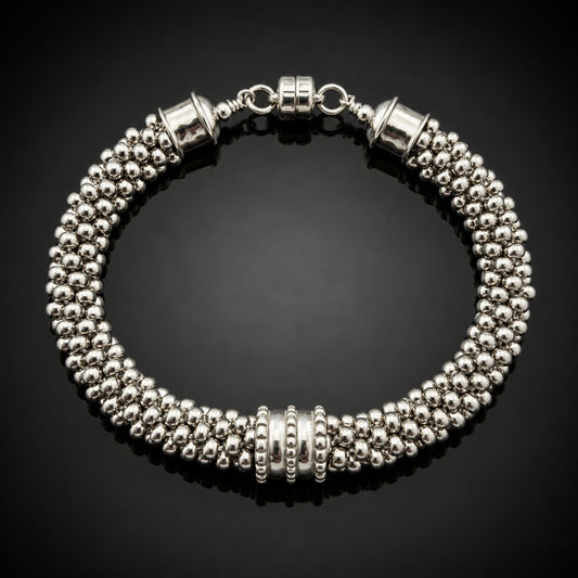 Palladium Focal Bracelet