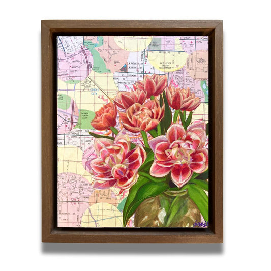 Spring Tulips in Bloom
