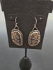 Fossilized Stingray Coral Earrings