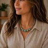 Aqua Marbles Necklace